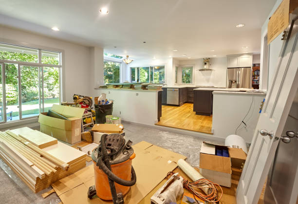 Professional Kitchen Flooring technician working in Warrington, PA